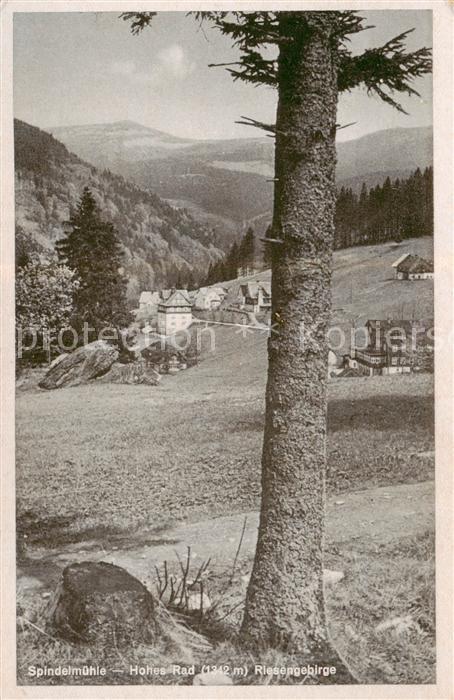 Spindelmuehle Riesengebirge Spindleruv Mlyn CZ Panorama Hohes Rad