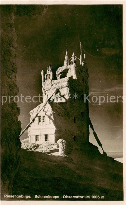 Schneekoppe Snezka CZ Observatorium