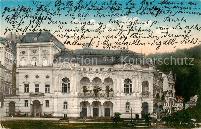 Karlsbad Eger Karlovy Vary Theater