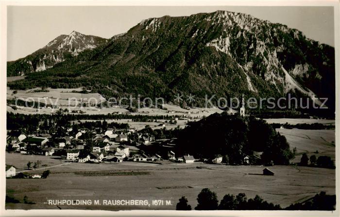 Ruhpolding Bayern mit Rauschberg