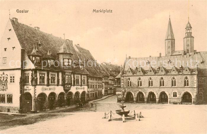 GOSLAR Harz Niedersachsen Marktplatz