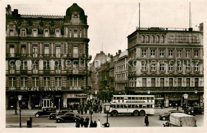 BERLIN CITY Unter den Linden Ecke Friedrichstrasse