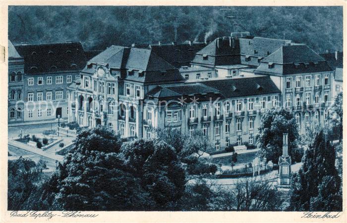 Bad Teplitz-Schoenau Teplice CZ Steinbad