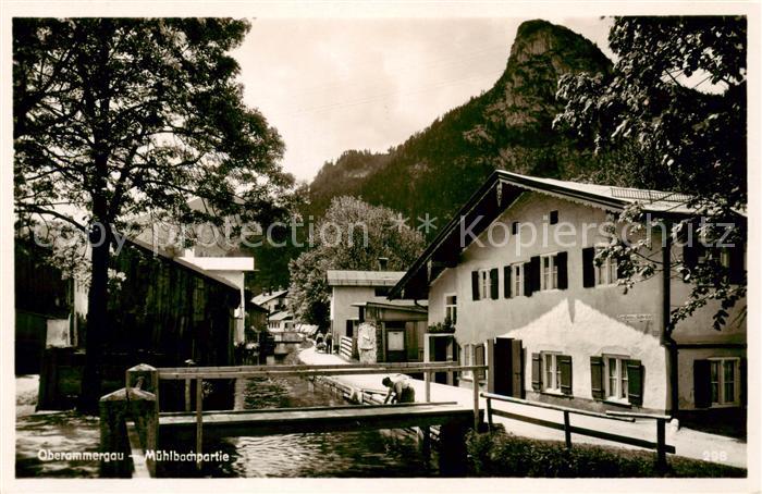 OBERAMMERGAU Bayern Muehlbachpartie