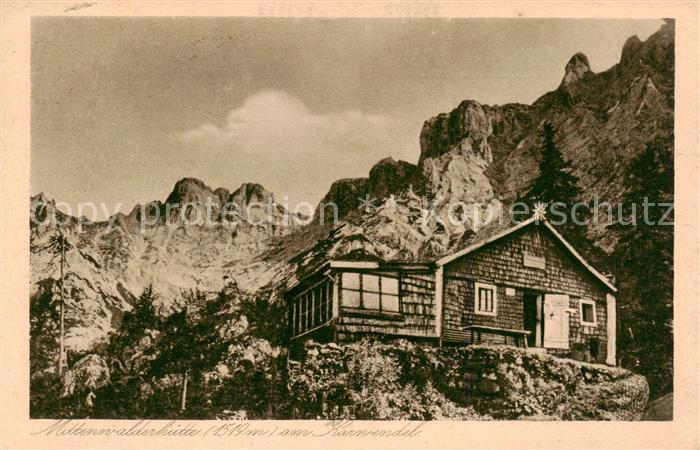 Mittenwalderhuette 1519m Garmisch am Karwendel
