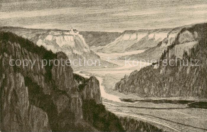 Donautal mit Blick auf Werenwag