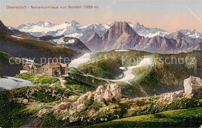 Oberstdorf Nebelhornhaus von Norden