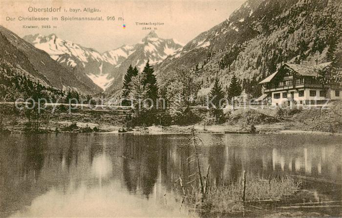 Oberstdorf Christlessee im Spielmannsautal