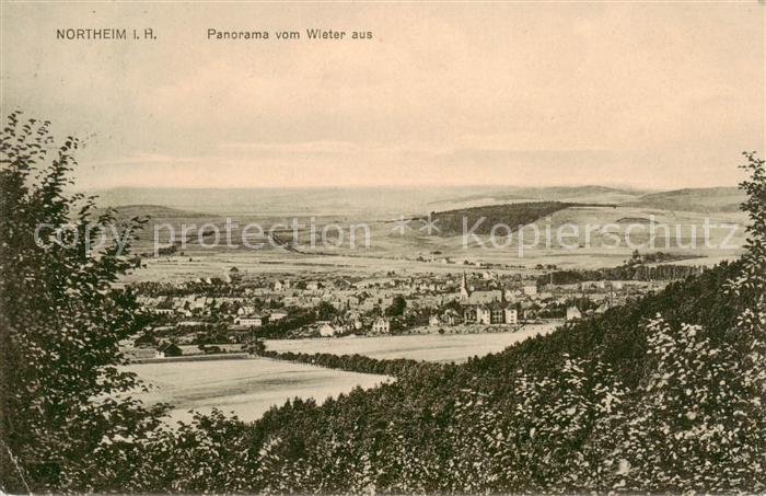 Northeim Panorama vom Wister gesehen