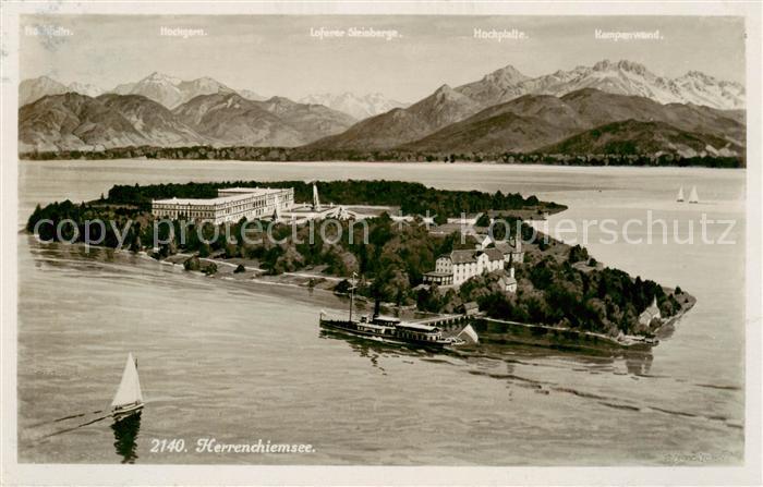 Herrenchiemsee Bayern Panorama