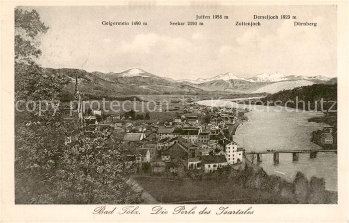 Bad Toelz Isartal Panorama