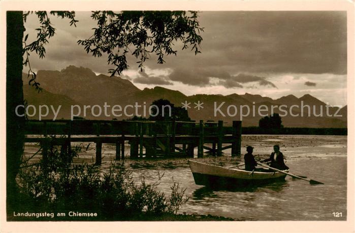 Chiemsee Bayern Landungssteg