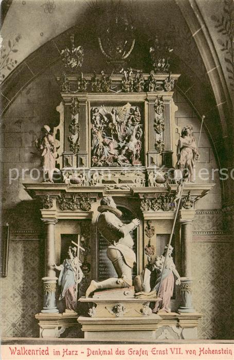 Walkenried Denkmal des Grafen Ernst VII von Hohenstein