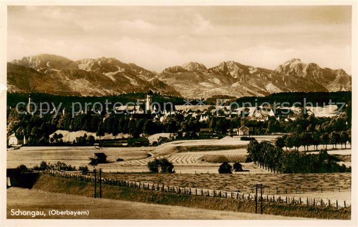 Schongau Bayern Panorama