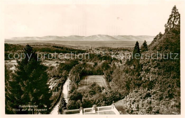 BADENWEILER BW Blick auf die Vogesen