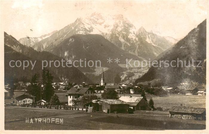 Mayrhofen Zillertal AT Panorama