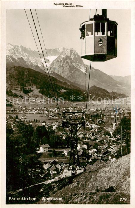 Partenkirchen Wankbahn Zugspitze Waxenstein