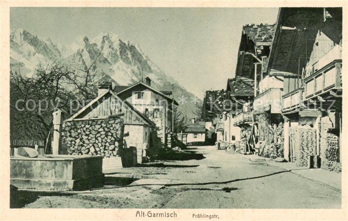 GARMISCH-PARTENKIRCHEN Bayern Fruehlingstrasse