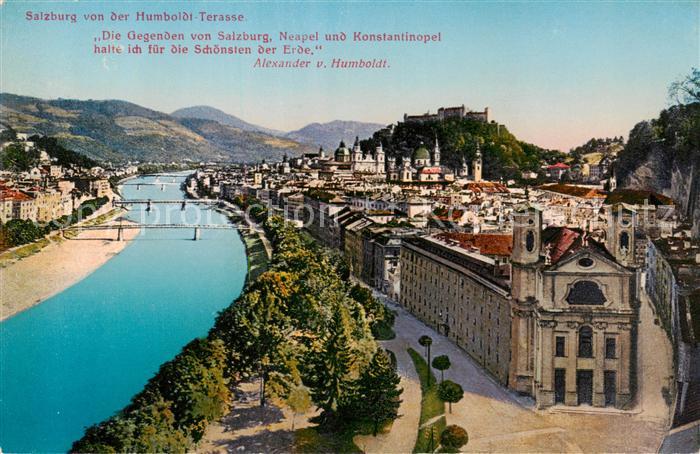 Salzburg  AT Blick von der Humboldt Terrasse