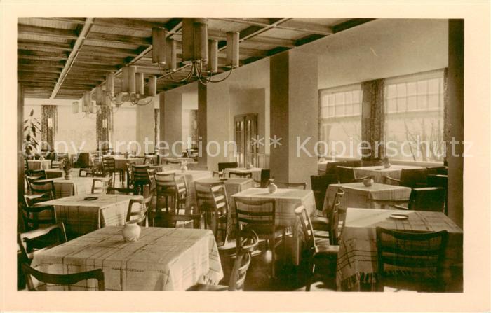 Oberhof  Thueringen Ferienheim Glueckauf Speisesaal