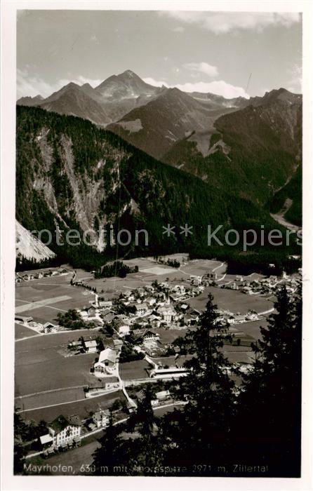 Mayrhofen Zillertal AT Panorama