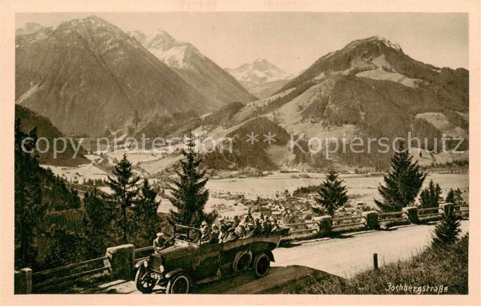 Oberstdorf Jochbergstrasse Hindelang Oberjoch mit Rotspitze Entschenkopf und Imb
