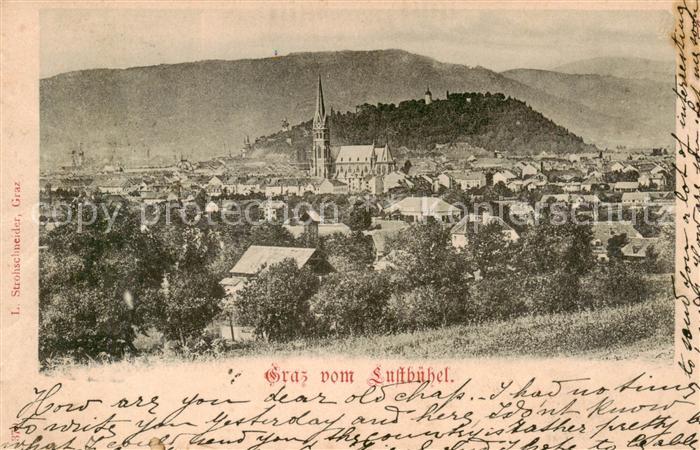 Graz  Steiermark AT Blick vom Lustbuehel