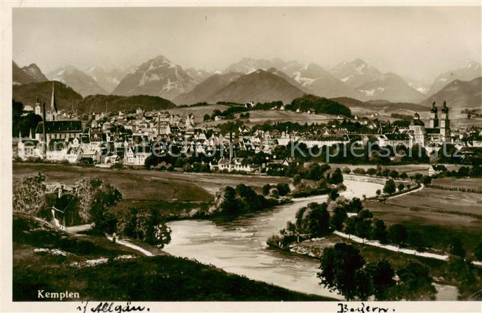 Kempten Allgaeu Panorama