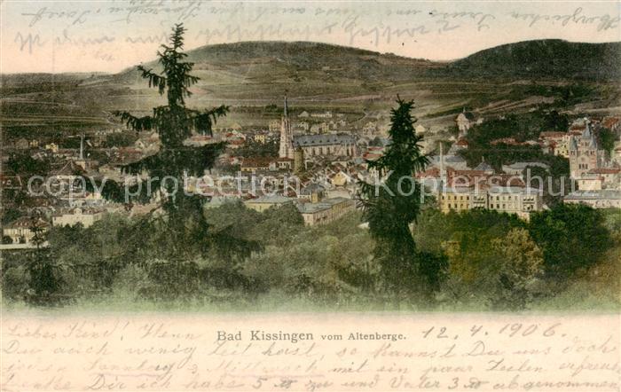 Bad Kissingen Blik vom Altenberge