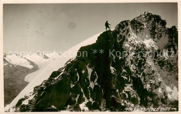 Kreuzspitze 3455m Tirol AT Gipfelblick