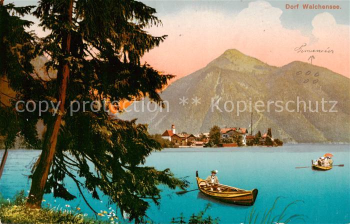 Walchensee Hotel zur Post Seepartie