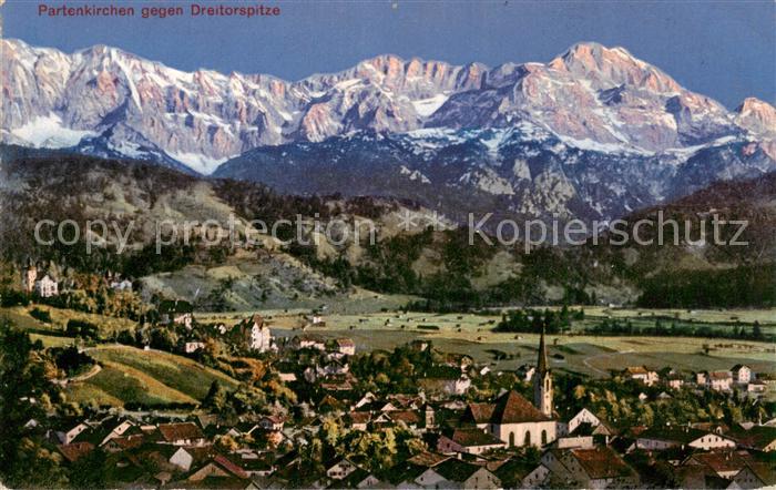 Partenkirchen mit der Dreitorspitze