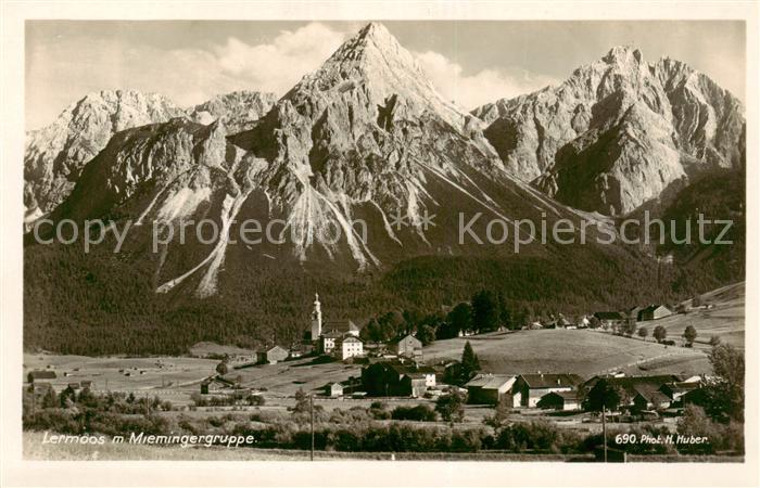 Lermoos Tirol AT mit Miemingergruppe