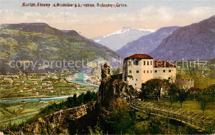 Haselburg Bozen Bolzano Suedtirol IT Panorama