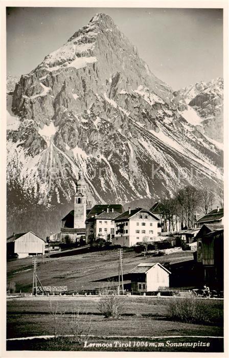 Lermoos Tirol AT mit Sonnenspitze