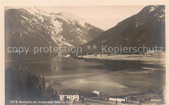 Seespitz Achensee Tirol AT Panorama
