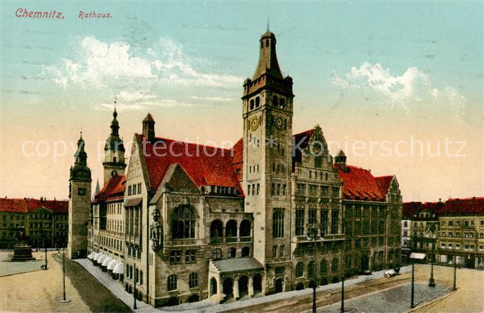 CHEMNITZ Sachsen Rathaus Feldpost