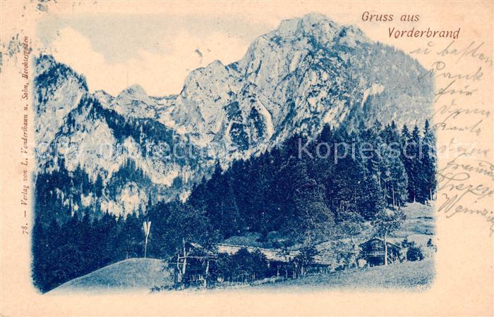 Vorderbrand Berchtesgaden Panorama