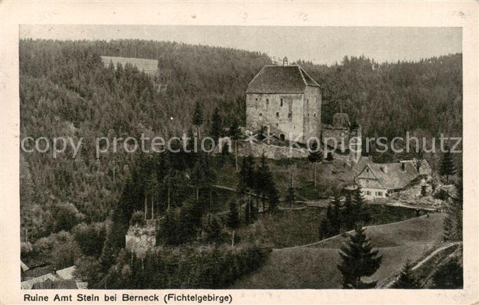 Berneck Bad Fichtelgebirge Ruine Amt Stein