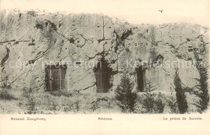 Athenes Athen Le prison de Socrate