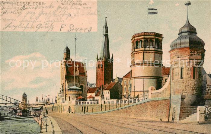 DuessELDORF CITY Neues Rheinufer