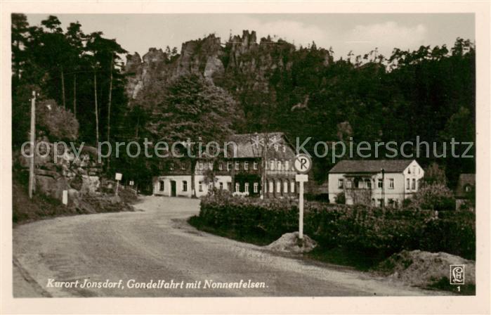 Jonsdorf Gondelfahrt mit Nonnenfelsen