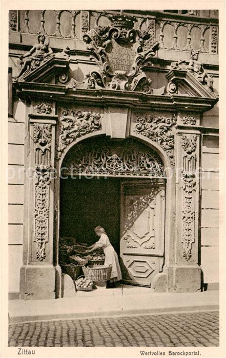 Zittau Wertvolles Barockportal