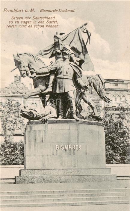Frankfurt Main Bismarck Denkmal