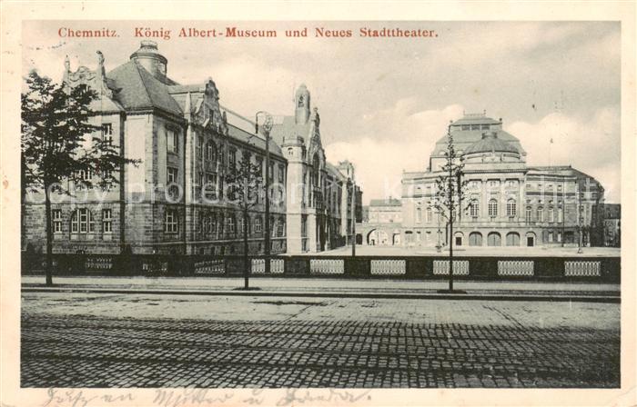 CHEMNITZ Sachsen Koenig Albert Museum und Neues Stadttheater