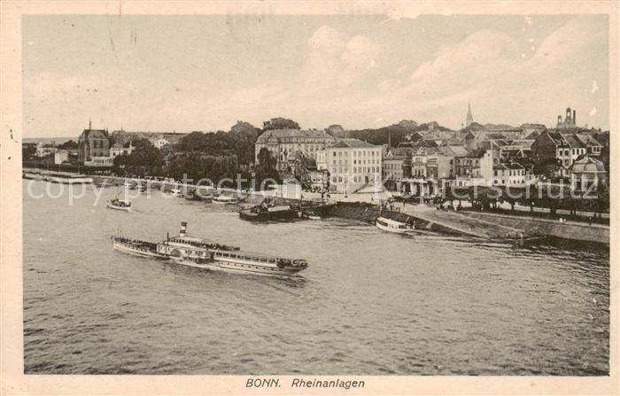 Bonn Rhein Rheinanlagen Feldpost