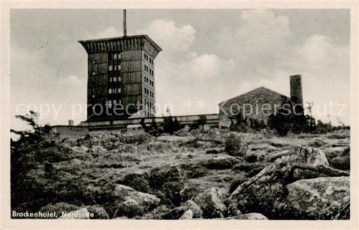 Brocken Harz Brockenhotel Nordseite