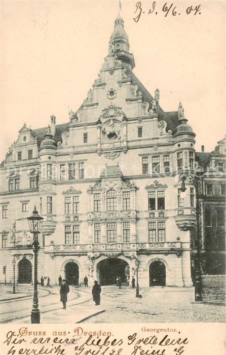 Dresden Elbe Georgentor