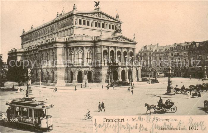 Frankfurt Main Opernplatz