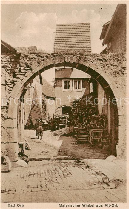 Bad Orb Malerischer Winkel aus Alt Orb